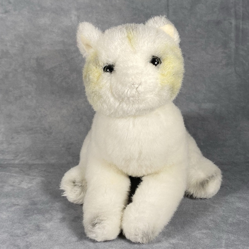 GUND Striped Cat Plushie Vintage Kitten Rare 1988 Stuffed Animal Collectable